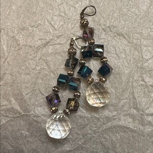 Handmade Elegant Crystal Drop Earrings